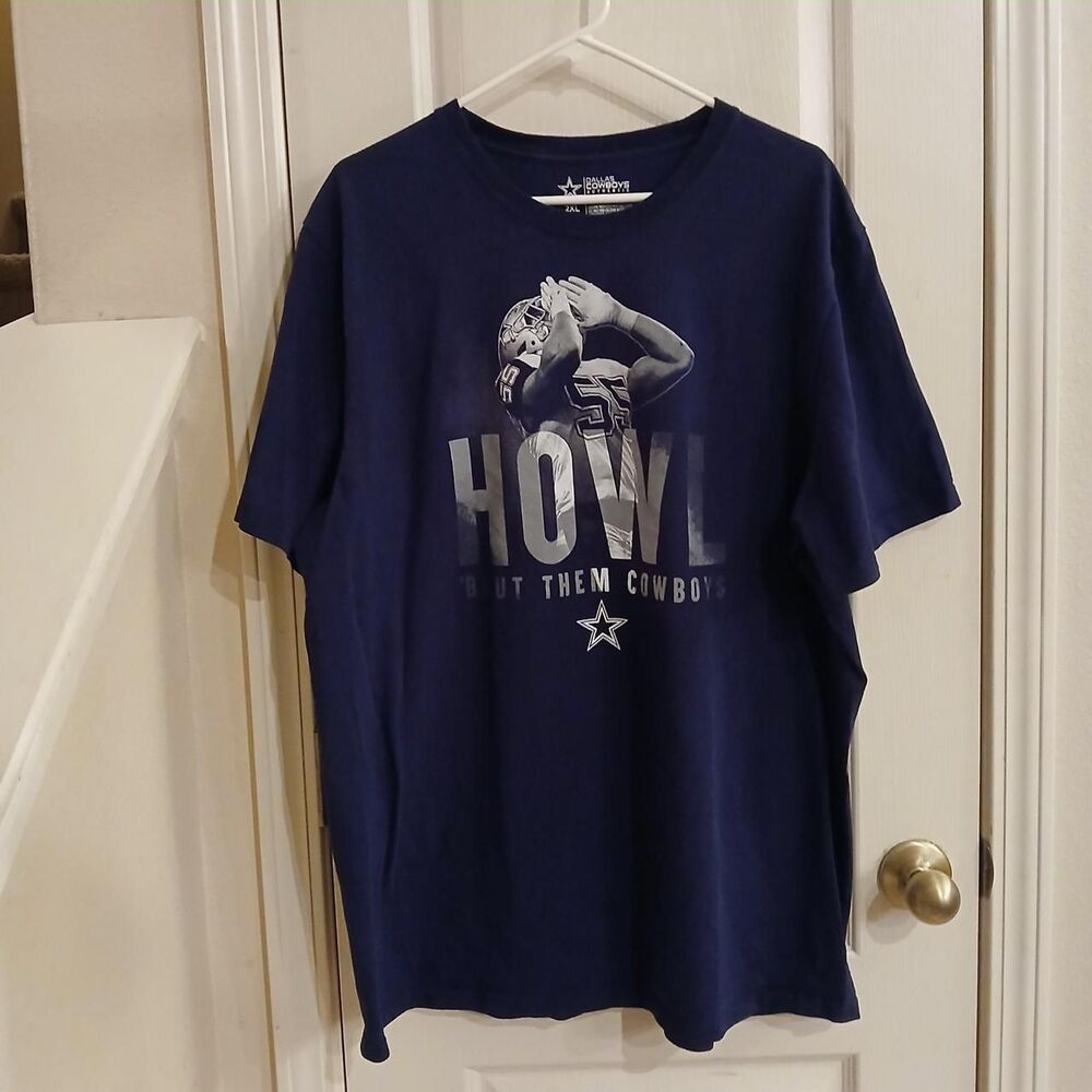 Dallas Cowboys #55 Howl Bout Them Cowboys t-shirt size 2XL